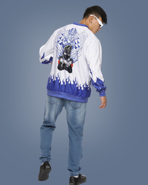 NARUTO KAKASHI ANIME PRINTED JACKET