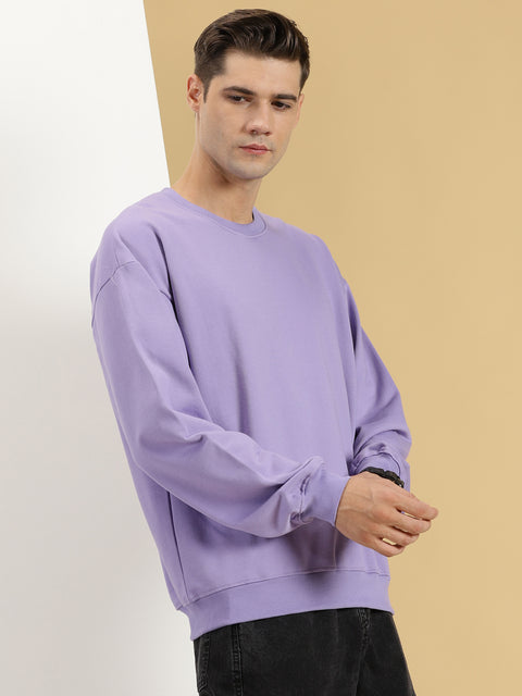 BUY LAVENDOR OVERSIZED SWEATSHIRT FOR MEN