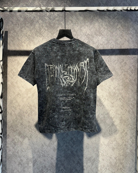 The Darkness Acid Wash Heavy Guage Oversized T-shirt