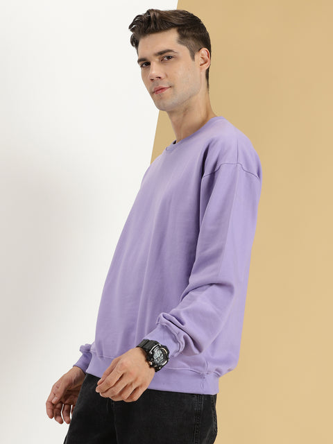 BUY LAVENDOR OVERSIZED SWEATSHIRT FOR MEN