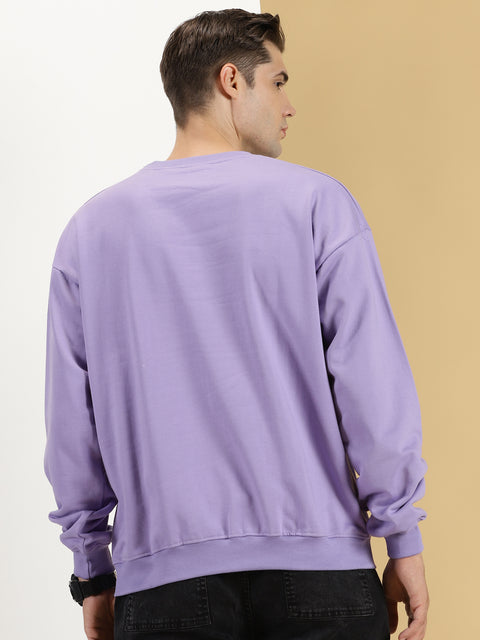 BUY LAVENDOR OVERSIZED SWEATSHIRT FOR MEN