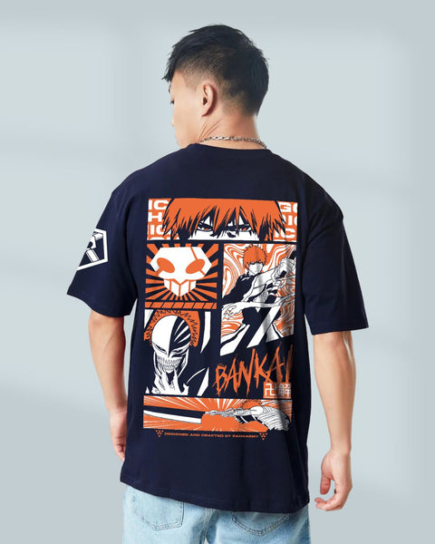 Ichigo Bankai Oversized Anime T-shirt