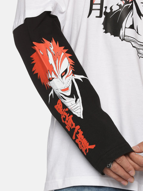 bankai bleach anime oversized full sleeve anime tshirt