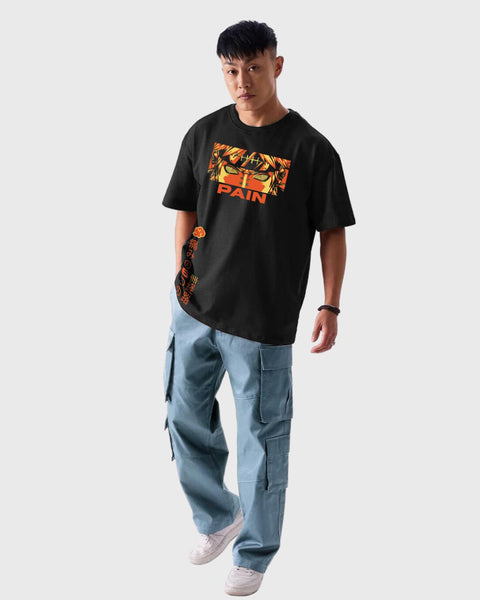 naruto pain oversized anime tshirt