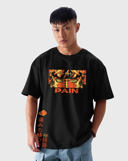 naruto pain oversized anime tshirt