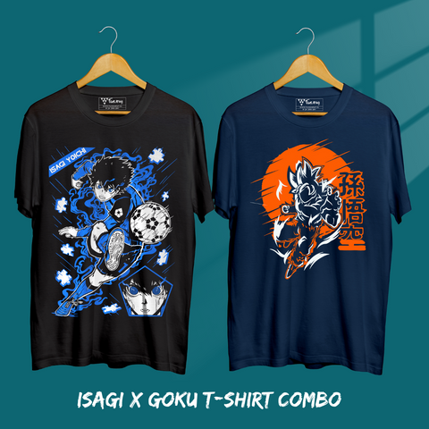 Isagi X Goku Instinct T-shirt Combo