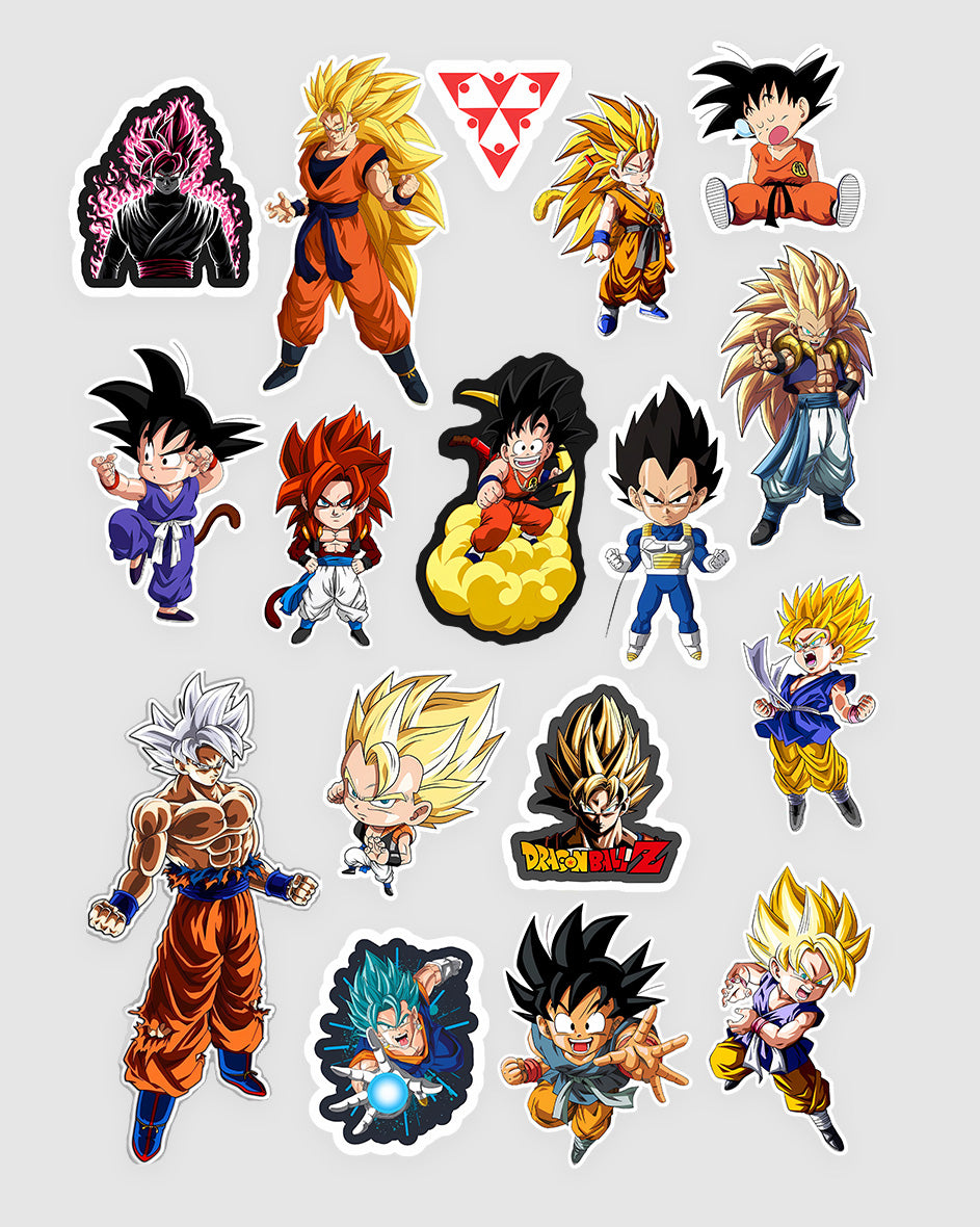 Shop Dragon Ball Z Sticker Pack | Buy Dragon Ball Z Sticker Pack ...