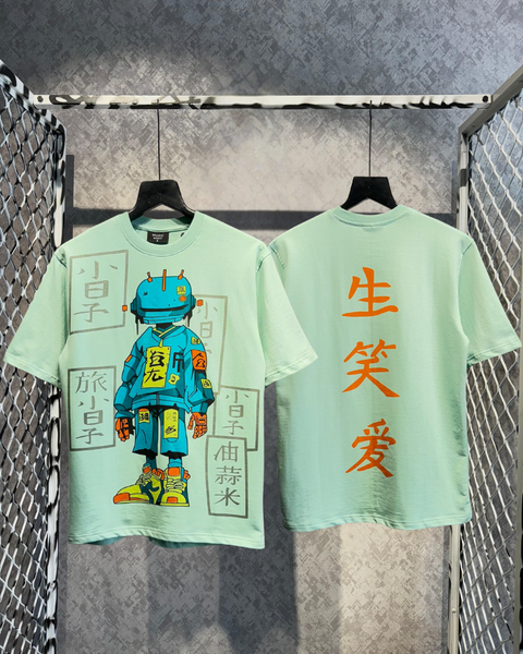 The Robot Art Heavy Guage Oversized T-shirt