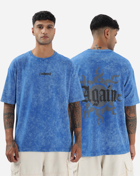 The Rise Again Acid Wash Heavy Guage Oversized T-shirt