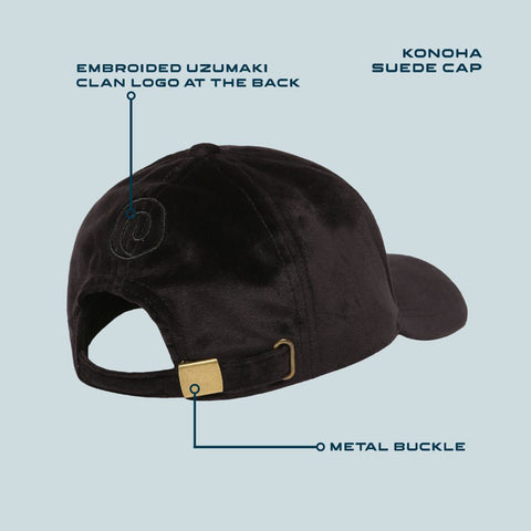 Konoha Naruto Suede Cap