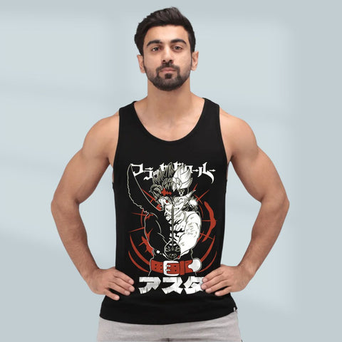 Asta Black Clover Anime Tank Top