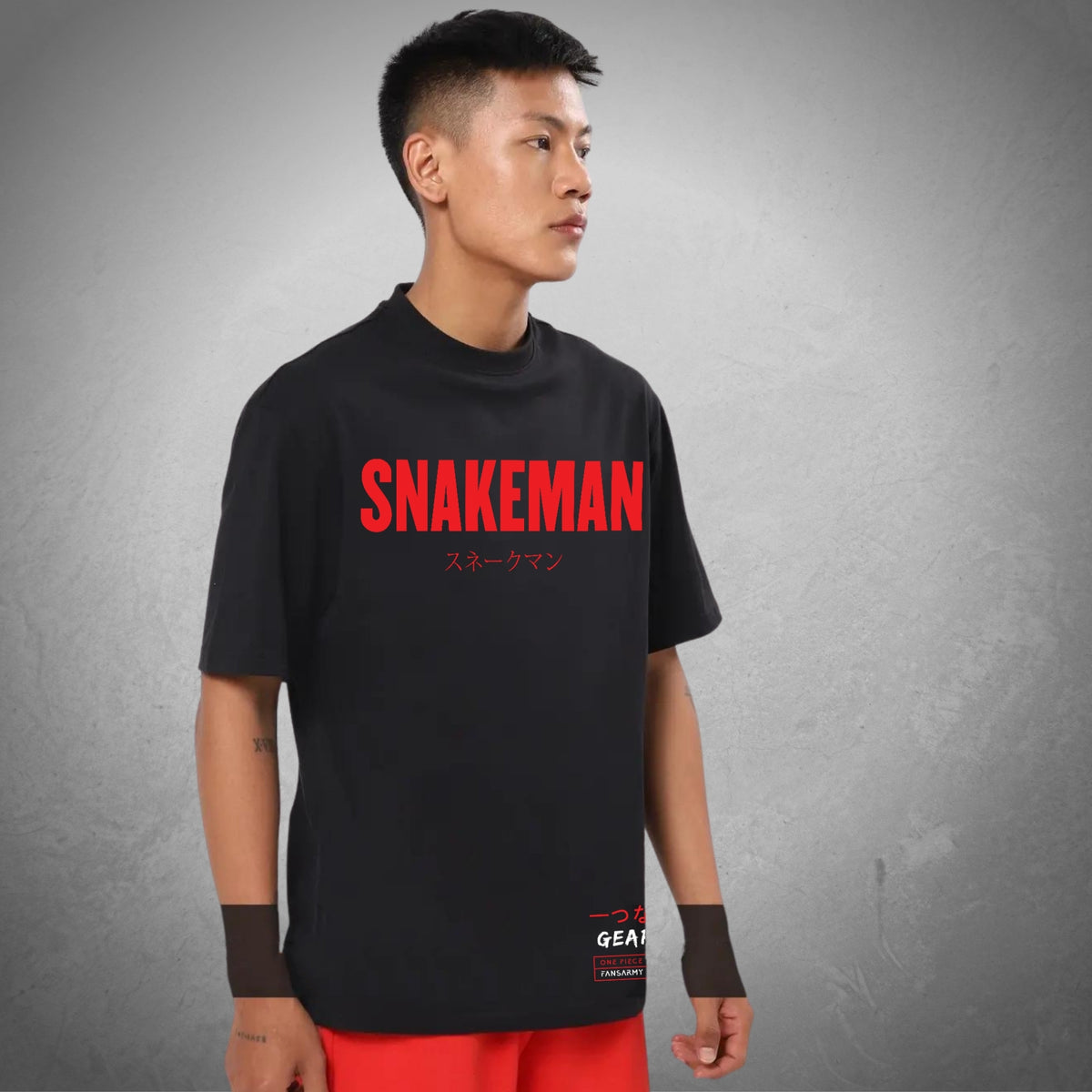 Buy One Piece Snakeman Anime Over Sized T-shirt - Fans Army