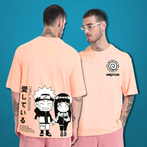 Naruhina Oversize Anime T-shirt