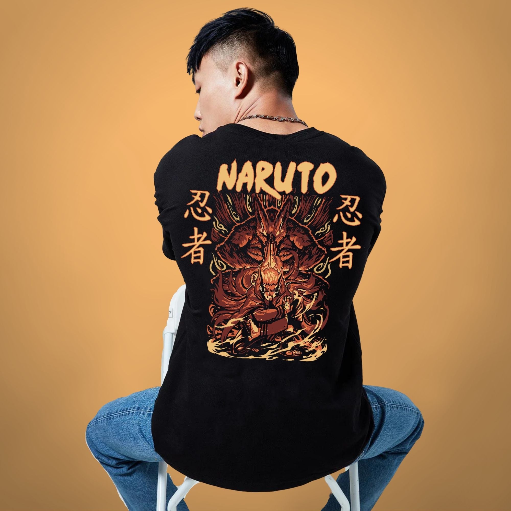 Buy Naruto Kurama Oversize Anime T shirt Fans Army