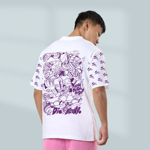 dio brando jojo oversized anime t-shirt