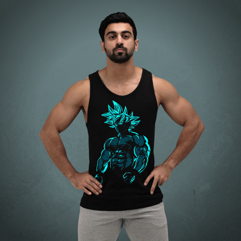 Goku Power Mode Tank Top and T-shirt Combo