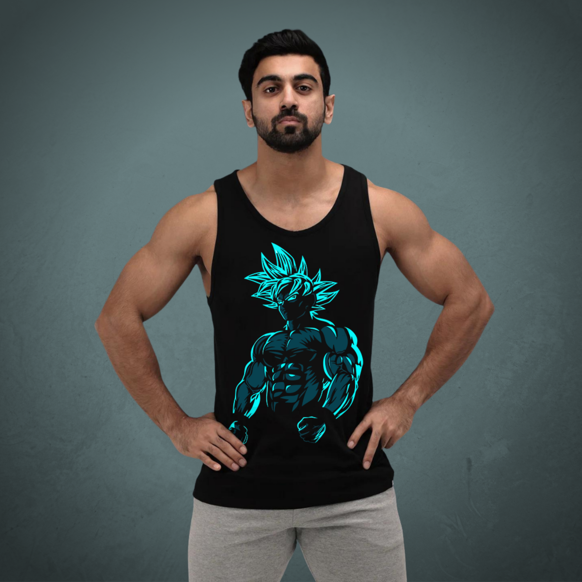 Gym Anime Tank Tops  LookHUMAN