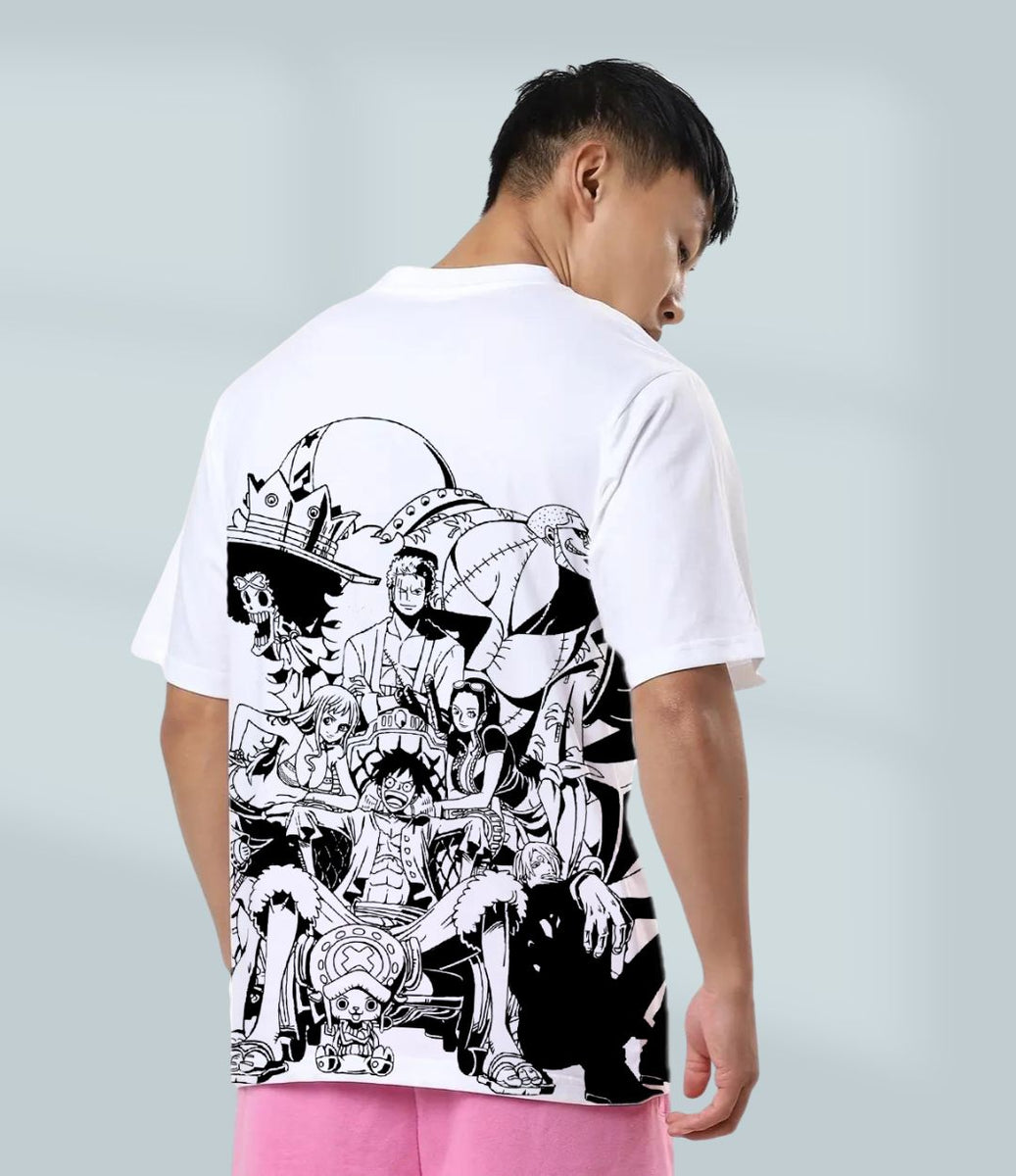 Get Your One Piece Fix with Our Straw Hat Pirate One Piece Oversized T