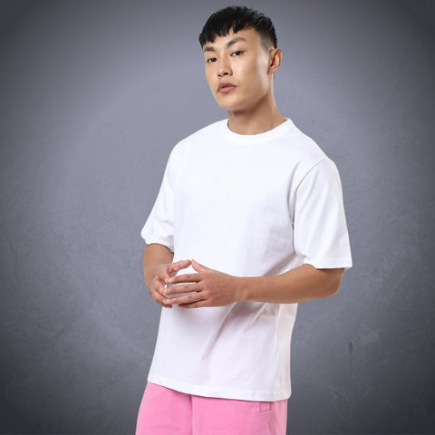 Solid White Oversize T-shirt