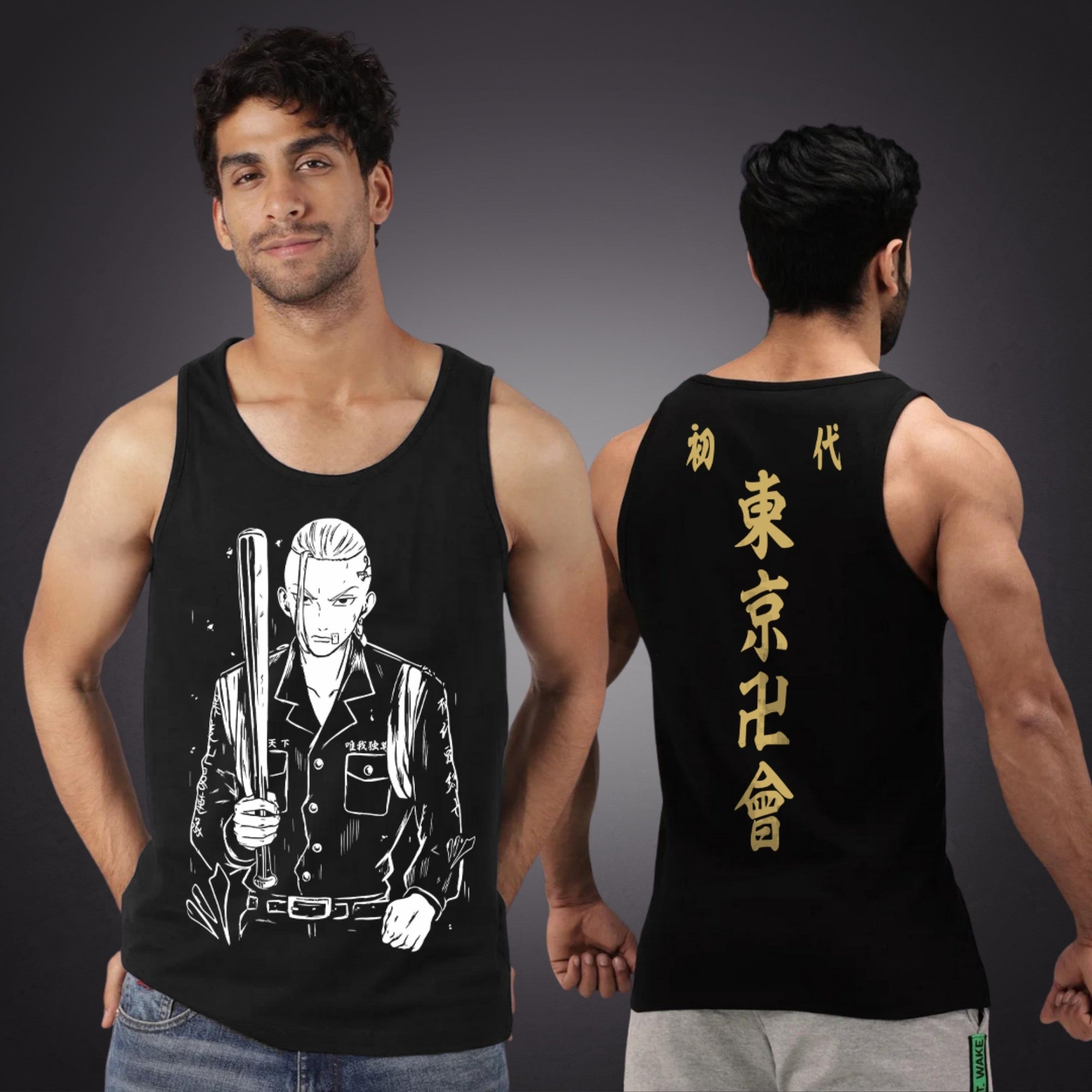 Mens Anime Tank Top Gym Bodybuilding Lightweight Sleeveless Breathable  Vest Tees S at Amazon Mens Clothing store