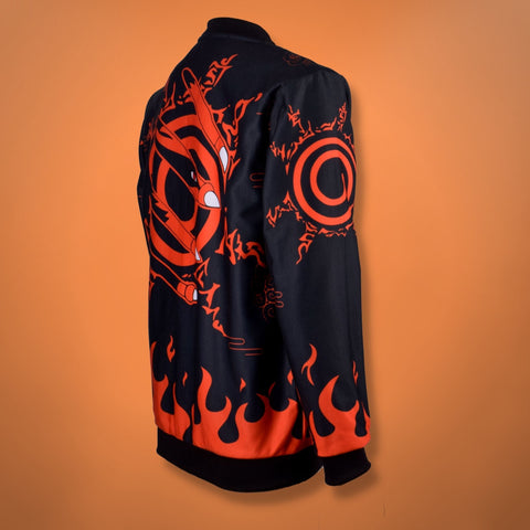 "Naruto jacket featuring designs from the popular anime series, perfect for adding to your collection of Naruto winter wear" | Buy naruto merhandise online | Buy Naruto Jackets hoodies sweatshirts  Online In india