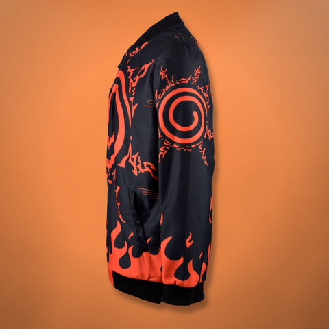 "Naruto jacket featuring designs from the popular anime series, perfect for adding to your collection of Naruto winter wear" | Buy naruto merhandise online | Buy Naruto Jackets hoodies sweatshirts  Online In india
