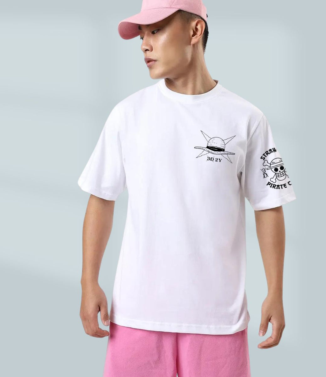 Get Your One Piece Fix with Our Straw Hat Pirate One Piece Oversized T