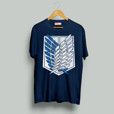 Scout Regiment Tshirt navy blue tshirt