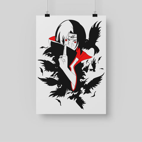 itachi uchiha anime poster