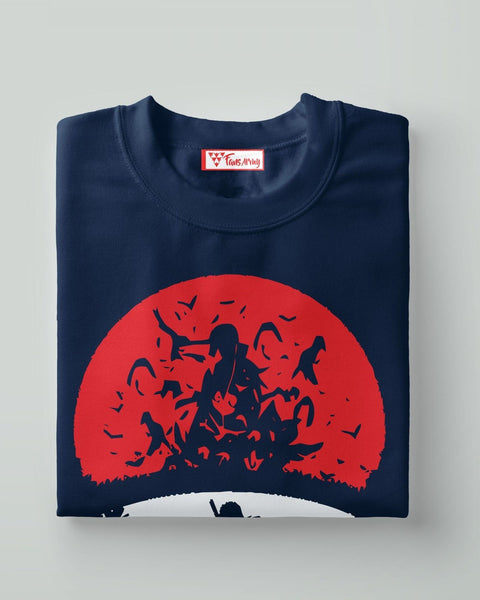 itachi print t shirt itachi blue t shirt