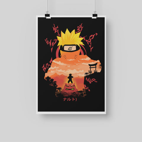 Naruto Gamakichi Anime Poster